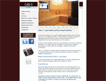 Tablet Screenshot of calle11.net